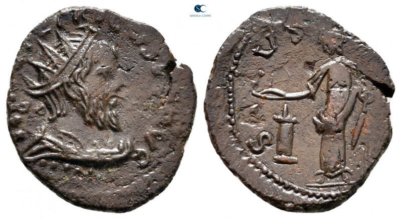 Tetricus I AD 271-274. Contemporary barbaric imitation
Antoninianus Æ

15 mm,...