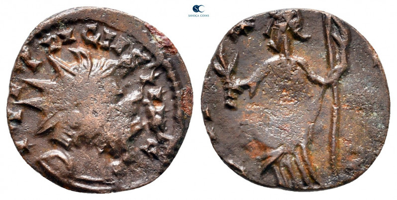 Tetricus I AD 271-274. Contemporary barbaric imitation
Antoninianus Æ

16 mm,...