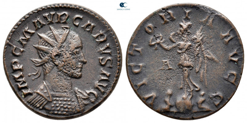 Carus AD 282-283. Lugdunum
Billon Antoninianus

22 mm, 3,89 g



very fin...