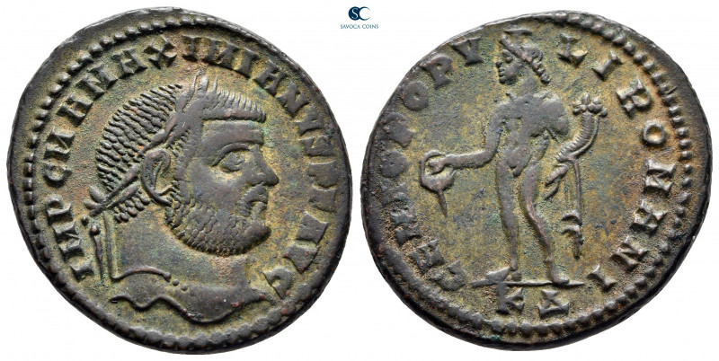 Maximianus Herculius AD 286-305. Cyzicus
Follis Æ

29 mm, 9,95 g



very ...