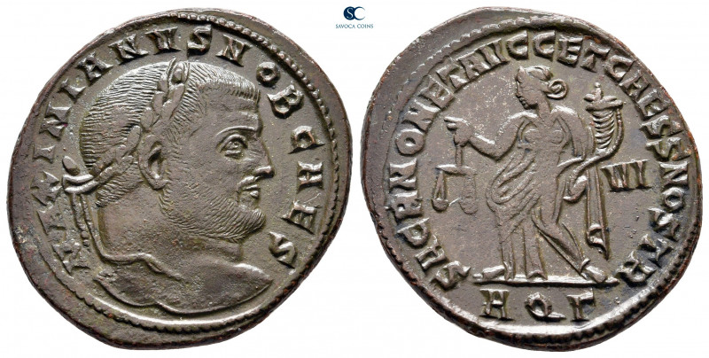 Galerius Maximianus, as Caesar AD 293-305. Aquileia
Follis Æ

30 mm, 9,70 g
...