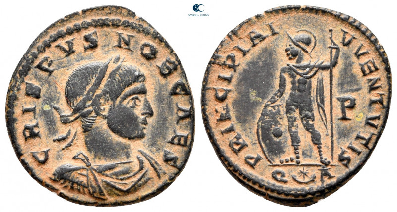 Crispus, as Caesar AD 316-326. From the Tareq Hani collection. Arelate
Follis Æ...