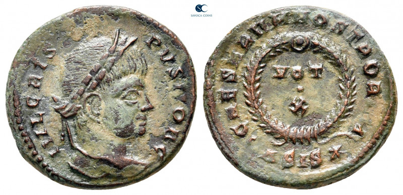 Crispus, as Caesar AD 316-326. From the Tareq Hani collection. Siscia
Follis Æ...