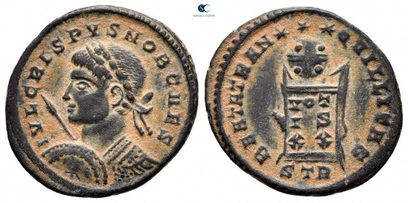 Crispus, as Caesar AD 316-326. From the Tareq Hani collection. Treveri
Follis Æ...