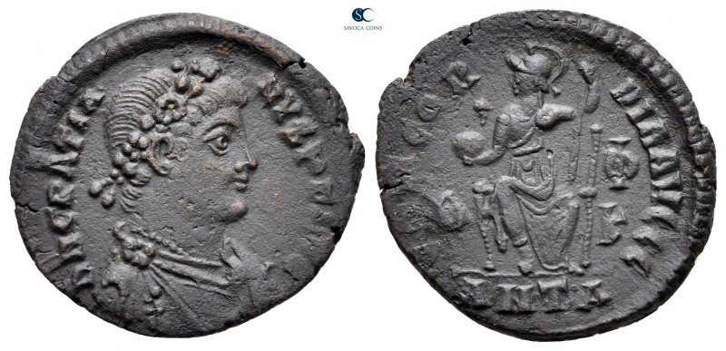 Gratian AD 375-383. From the Tareq Hani collection. Antioch
Follis Æ

18 mm, ...