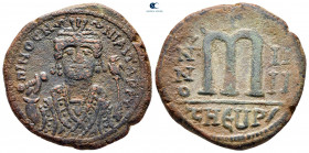 Tiberius II Constantine AD 578-582. Theoupolis (Antioch). Follis or 40 Nummi Æ