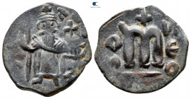 Constans II AD 641-668. From the Tareq Hani collection. Constantinople. Follis or 40 Nummi Æ