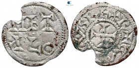 Charles le Simple (the Simple). As Charles IV, King of West Francia AD 898-922. Metalo (Melle) mint. Denier BI
