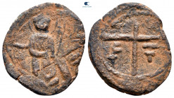 Tancred. As regent AD 1104-1112. From the Tareq Hani collection. Antioch. Follis Æ