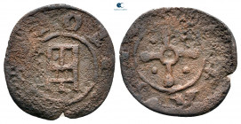 AD 1233-1251. Bohémond V. County of Tripoli. Pougeoise Æ