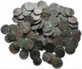 Lot of ca. 100 roman bronze coins / SOLD AS SEEN, NO RETURN!
nearly very fine