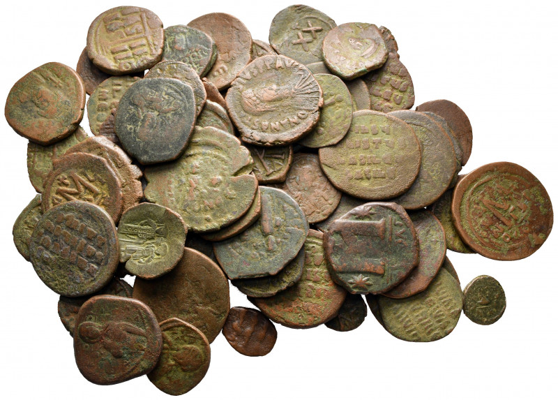 Lot of ca. 63 byzantine bronze coins / SOLD AS SEEN, NO RETURN! 

nearly very ...