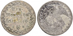 SCHWEIZ. BASEL. Medaillen. Silbermedaille o. J. (um 1650). Auf das neue Jahr. 5.81 g. Winterstein 153a. Schweizer Medaillen 1176. Sehr selten / Very r...