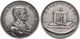 SCHWEIZ. BASEL. Medaillen. Versilberte Bronzemedaille 1767. Auf Johann Jakob Spreng (1699-1768). 51.67 g. Winterstein 250a. Schweizer Medaillen 1252. ...