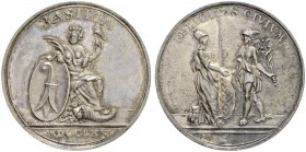 SCHWEIZ. BASEL. Medaillen. Verdienstmedaille in Silber 1770. 12.64 g. Winterstein 260b. Schweizer Medaillen 1075 (Au). Selten / Rare. Prachtvolle Erha...