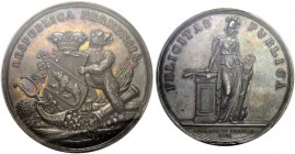 SCHWEIZ. BERN. Medaillen. Sechzehnerpfennig o. J. (nach 1819). Stempel von S. Burger. Schweizer Medaillen 635. Wund. 1361. Hübsche Patina / Attractive...