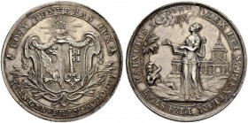 SCHWEIZ. GENF/GENÈVE. Medaillen. Schulprämie in Silber o. J. (um 1780). 25.55 g. Meier 226. Selten / Rare. Gutes vorzüglich / Good extremely fine.