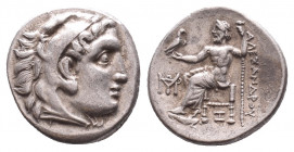 Kingdom of Macedon. Alexander III 'The Great' AR Drachm, circa 323-319 BC. 

Condition: Very Fine




Weight: 4.4 gr
Diameter: 18 mm