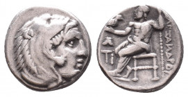 Kingdom of Macedon. Alexander III 'The Great' AR Drachm, circa 323-319 BC. 

Condition: Very Fine




Weight: 4.2 gr
Diameter: 16 mm