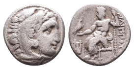 Kingdom of Macedon. Alexander III 'The Great' AR Drachm, circa 323-319 BC. 

Condition: Very Fine




Weight: 3.9 gr
Diameter: 16 mm