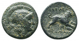 THRACE. Lysimacheia. Ae (Circa 309-220 BC).

Condition: Very Fine




Weight: 5.6 gr
Diameter: 19 mm