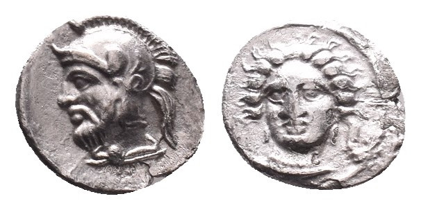Greek Obol, Ca. 350-300 BC. AR
CILICIA, Tarsos. Time of Pharnabazos and Datames...