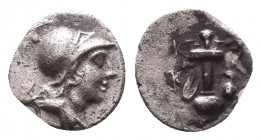 Greek Obol, Ca. 350-300 BC. AR

Condition: Very Fine




Weight: 1.2 gr
Diameter: 11 mm
