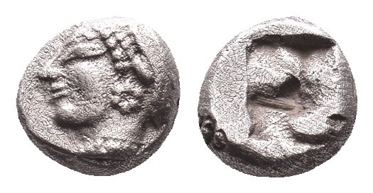 Greek Obol, Ca. 350-300 BC. AR
IONIA. Kolophon. Obol (Late 6th century BC).
Ob...