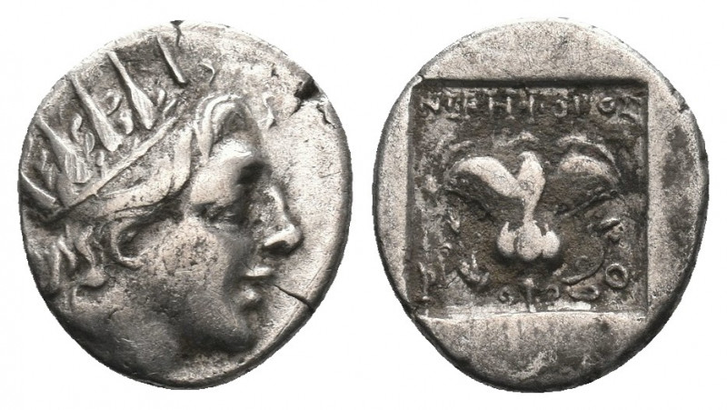 Rhodos, Caria. AR Drachm, c. 88-84 BC. 

Condition: Very Fine




Weight:...