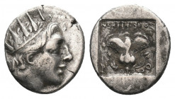 Rhodos, Caria. AR Drachm, c. 88-84 BC. 

Condition: Very Fine




Weight: 2.2 gr
Diameter: 15 mm