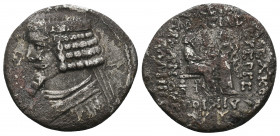 Kings of Parthia, Phraates IV (c. 38/7-2 BC). BI Tetradrachm

Condition: Very Fine




Weight: 12.3 gr
Diameter: 27 mm