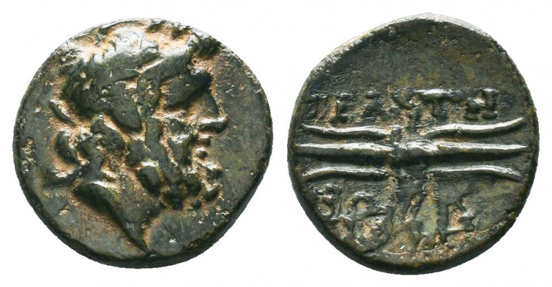 Greek Coins, Ca. 350-300 BC. Ae

Condition: Very Fine




Weight: 2.4 gr...