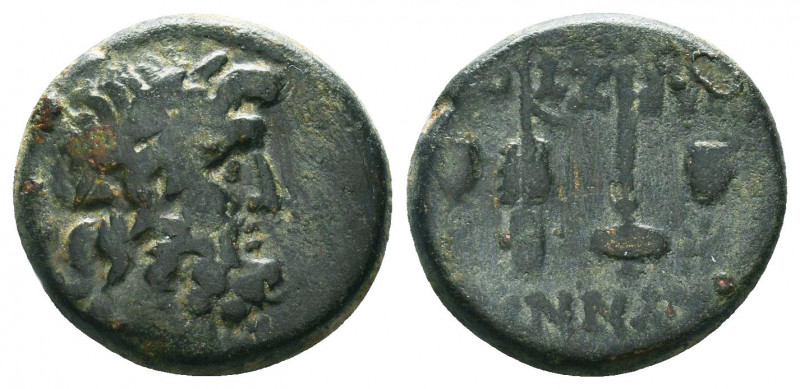 PHRYGIA. Synnada. Ae (2nd-1st centuries BC). Meliton, son of Athenaios, magistra...