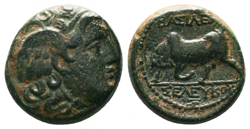 SELEUKID KINGS OF SYRIA. Seleukos I Nikator (312-281 BC). Ae. Sardes.
Obv: Wing...