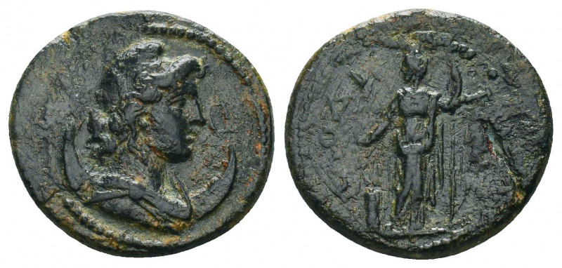 Pseudo-autonomous (Early-mid 3rd century). Ae.

Condition: Very Fine




...