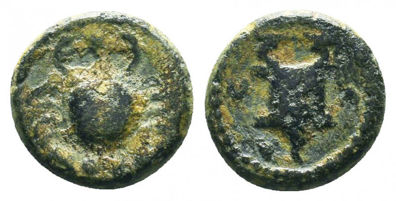 Pseudo-autonomous (Early-mid 3rd century). Ae.

Condition: Very Fine




...