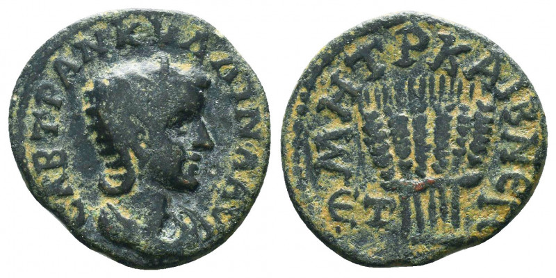 Roman Provincial Coins. Ae.
CAPPADOCIA. Caesarea. Tranquillina (Augusta, 241-24...