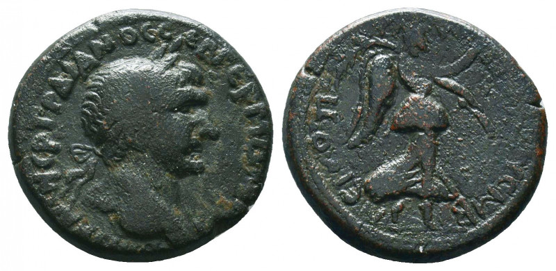 PONTOS. Nikopolis. Trajan, 98-117 AD. AE Dated CY 42 (112/3 AD)
Obv: AVT KAIC N...