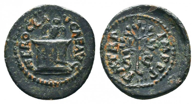 Roman Imperial Coins. Ae.
Nero. A.D. 54-68. AE quadrans
Condition: Very Fine
...