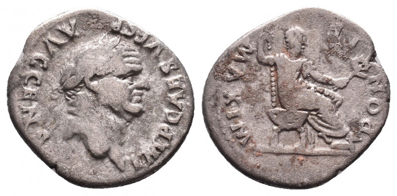 Roman Imperial Coins. Ae.
Vespasian. A.D. 69-79. AR denarius 
Condition: Very ...