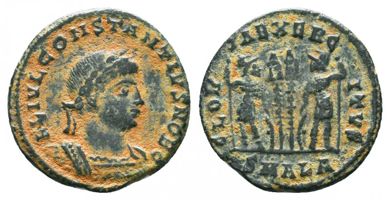 Roman Imperial Coins. Ae.
Constantine II. As Caesar, A.D. 317-337. Æ follis 
C...