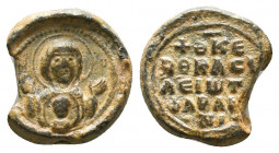 Byzantine Lead Seals, 7th - 13th Centuries

Condition: Very Fine




Weight: 3.8 gr
Diameter: 15 mm