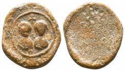 Byzantine Lead Seals, 7th - 13th Centuries

Condition: Very Fine




Weight: 26.4 gr
Diameter: 27 mm