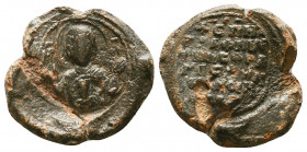 Byzantine Lead Seals, 7th - 13th Centuries

Condition: Very Fine




Weight: 7.6 gr
Diameter: 23 mm