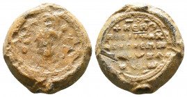 Byzantine Lead Seals, 7th - 13th Centuries

Condition: Very Fine




Weight: 19.3 gr
Diameter: 24 mm