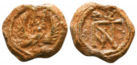 Byzantine Lead Seals, 7th - 13th Centuries

Condition: Very Fine




Weight: 11.2 gr
Diameter: 21 mm