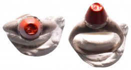 Ancient Roman Silver Carnelian Seal Ring with a bust on bezel, circa 1st - 3rd AD.


Condition: Very Fine




Weight: 2.6 gr
Diameter: 22 mm