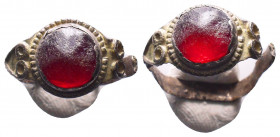 Byzantine or Armenian Fligree Silver ring with a red sone inlaid, circa 11th - 15th C. AD.


Condition: Very Fine




Weight: 3.1 gr
Diameter...