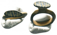 Ancient Roman Bronze Ring , circa 1st - 3rd AD.


Condition: Very Fine




Weight: 2.9 gr
Diameter: 24 mm