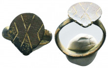 Ancient Roman Bronze Ring , circa 1st - 3rd AD.


Condition: Very Fine




Weight: 5.2 gr
Diameter: 23 mm